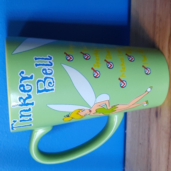 Disney Tinkerbell Pixie Checklist Tall Green Mug - Picture 5 of 7
